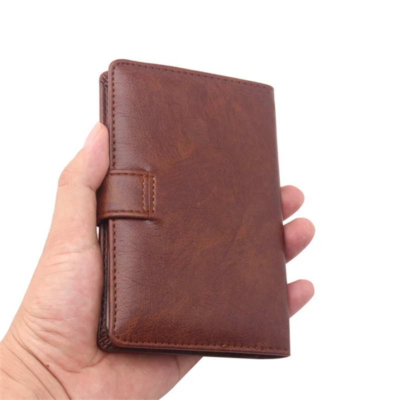 

Men Passport Cover Organizer Russian Driver License Documents Case PU Leather Credit Card Holder Porte Carte Bancaire Card Pouch