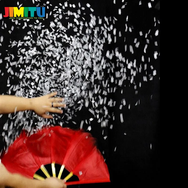 JIMTU 12 шт./компл. фокусы белый снег Бумага маг поставок маленький бумага для снежинок бумага Snow Storm реквизит игрушки