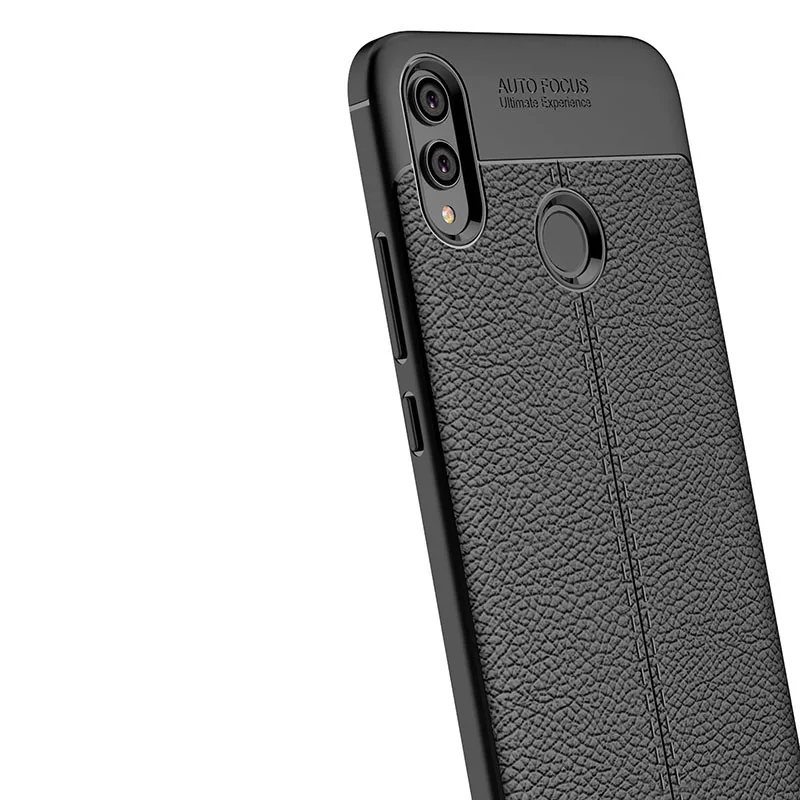 SemgCeKen ультратонкий кожаный чехол для huawei p smart plus psmart+ роскошная Мягкая силиконовая задняя крышка p smart z coque чехлы