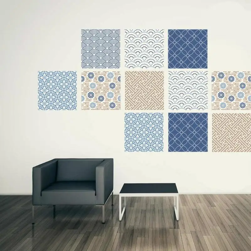 6 шт. водонепроницаемые самоклеящиеся наклейки плитки|Наклейки на стену| |