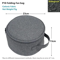 portable storage bag for p10 folding fan hand bag for foldaway fan thickened waterproof and shockproof