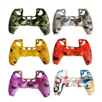colorful handle sleeve silicone case dustproof skin protective cover anti slip for s onyplaystation ps5 controller accessories