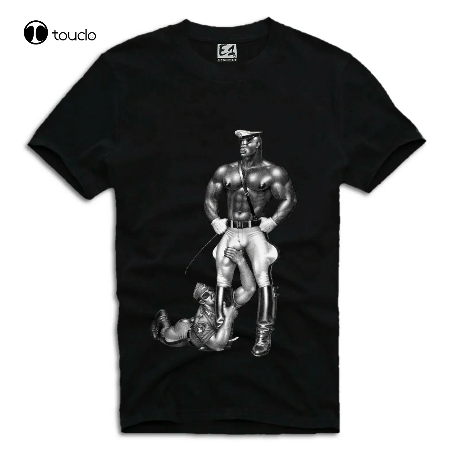 

T Shirt Gay Cops Tom Of Finland Tof Slave Leather Pants Whip Male Boyfriend Tee Shirt