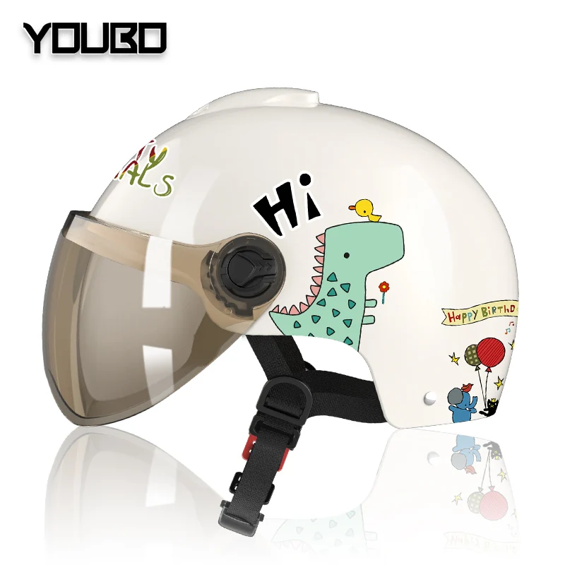 

Children Motorcycle Scooter Helmet Child Moto Riding Protective Casco UV Sunscreen General Half Face Helmet Cartoon Helmets