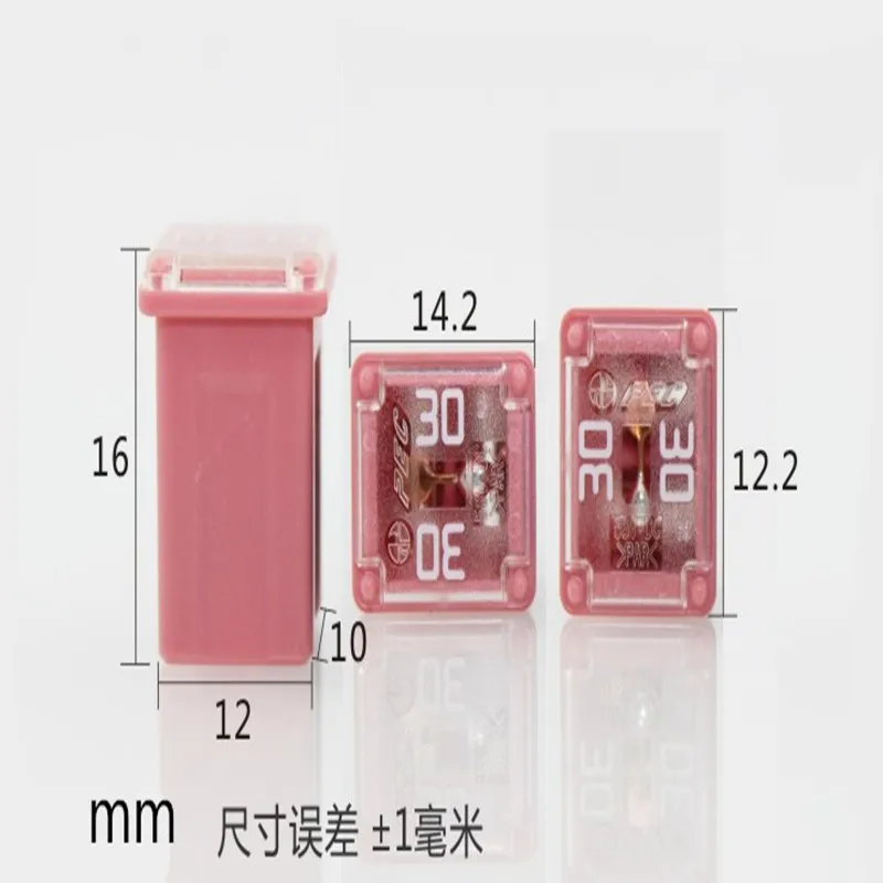 LPJ прямоугольник малый тип автоматический предохранитель 3 модель 18 шт. 30A 40A 50A для