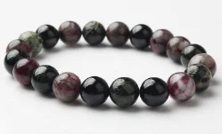 Tourmaline LanLi 4-12 мм модные качественные товары многоцветный турмалиновый камень Бусины Браслет Подходит Для гламурных мужчин и женщин амулет - Цвет: Tourmaline