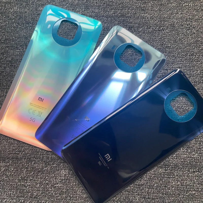 Крышка батарейного отсека для Xiaomi Mi 10T Lite 5G Задняя стеклянная панель Mi10T 10i 6 67