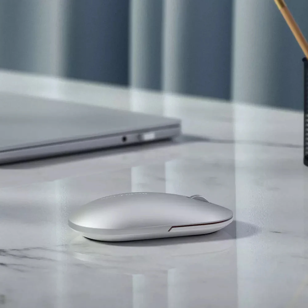 Металлическая Bluetooth мышь Xiaomi Mi модная Беспроводная Мини Портативная игровые