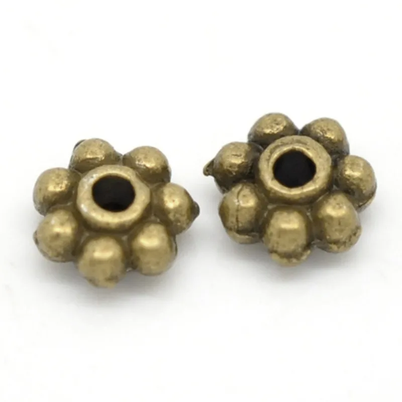 DoreenBeads бисер из металлического сплава в виде рождественской снежинок античной