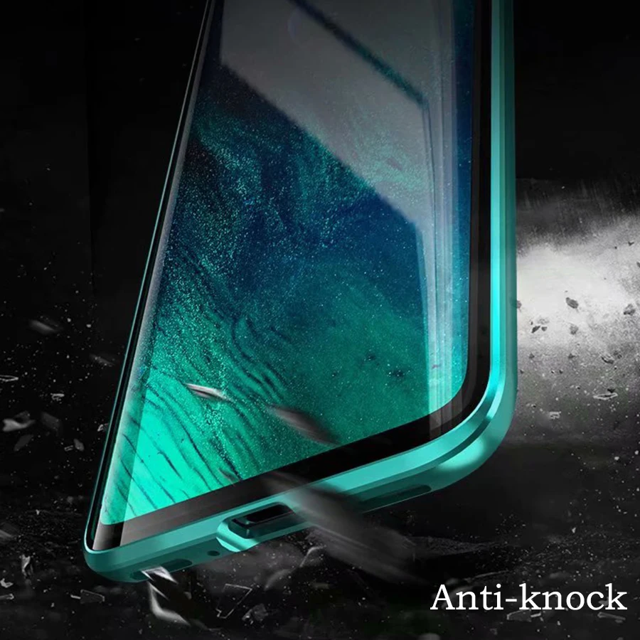 Роскошный магнитный металлический чехол для Oneplus 7 Pro, переднее стекло, двойное стекло, защита экрана OnePlus7pro Oneplus7 360, полное покрытие