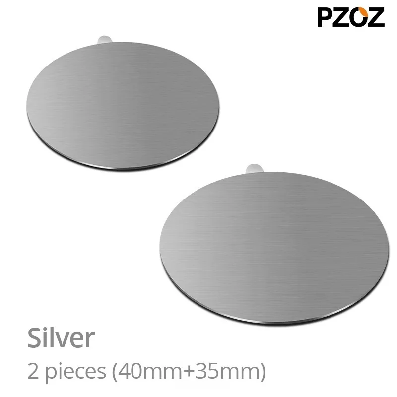 Silver Magneti sheet PZOZ магнитный автомобильный держатель для телефона с вентиляционным отверстием, магнитный держатель для телефона в автомобиле, универсальная подставка для мобильного телефона, автомобильный держатель для iphone - Цвет: Silver Magneti sheet