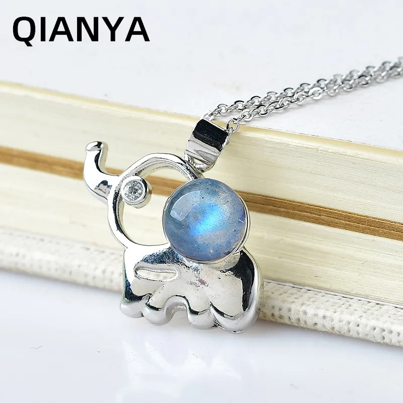 

Natural Moonstone Crystal Gem Jewelry Ore Healing Reiki Casual Fashion Men and Women Pendant Necklace DIY Gift