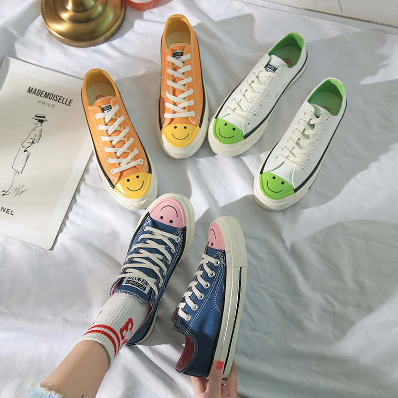 Женская обувь с принтом Тканевая Новинка Модная для отдыха Мужская на плоской