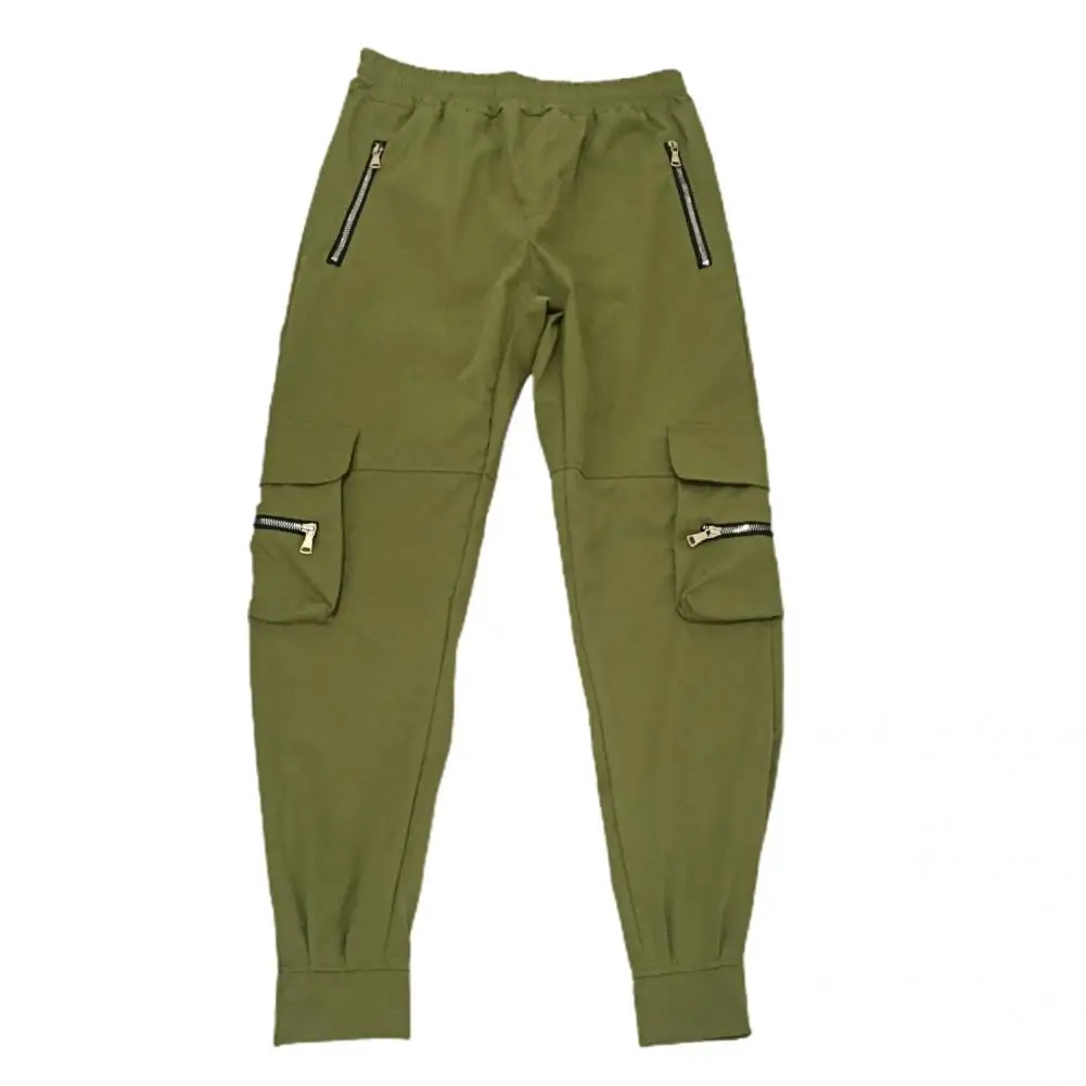 

Fitness Pants Trendy Drawstring Mid Waist Men Fitness Pants Wear Resistant Training Slacks
