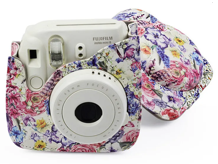 Fujifilm Instax mini чехол для камеры pu кожаный чехол с плечевым ремнем для Instax Mini 9 Mini 8 Mini 8+ мгновенная камера