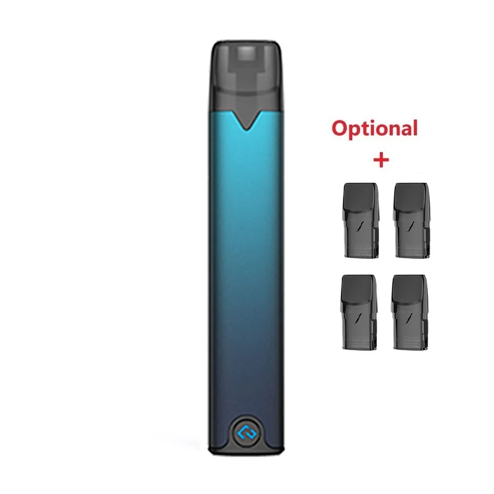 A-Blue and pod Комплект Hcigar Akso OS Pod Vape с аккумулятором 420 мА/ч с системой блокировки и системой pod 1,4 мл vs MINIFIT/Drag nano/zero Kit - Цвет: A-Blue and pod