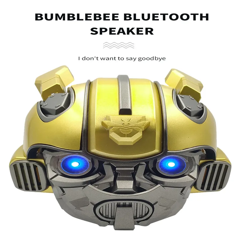 Портативный Bluetooth динамик Шмель шлем беспроводной динамик стерео громкий динамик FM радио USB Mp3 TF Мини Bluetooth 5,0 динамик