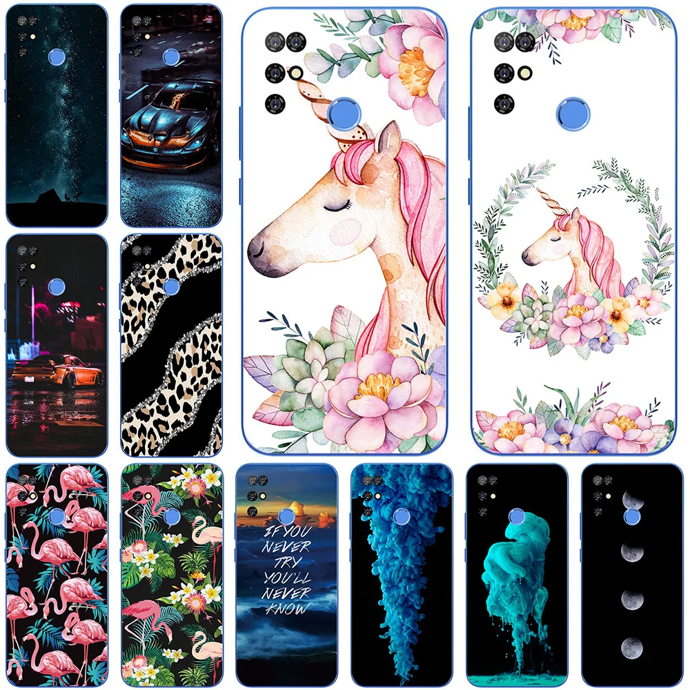 

Phone Cases For Doogee X96 Pro 2021 6.52 inch Soft TPU Cover Color Luxury Popular Printing Mobile Fashion Bags Free Shipping