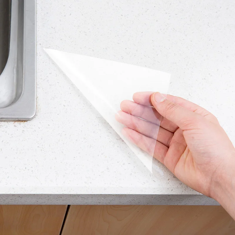 Кухонная прозрачная виниловая пленка Backsplash наклейки на обои водостойкие