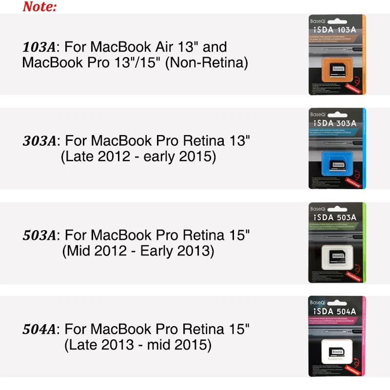Алюминиевое устройство для чтения карт памяти Micro SD на 13/15 дюймов и MacBook Air 13
