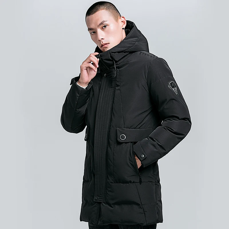 Новинка 2019 мужские куртки утепленные теплые зимние ветрозащитные повседневная