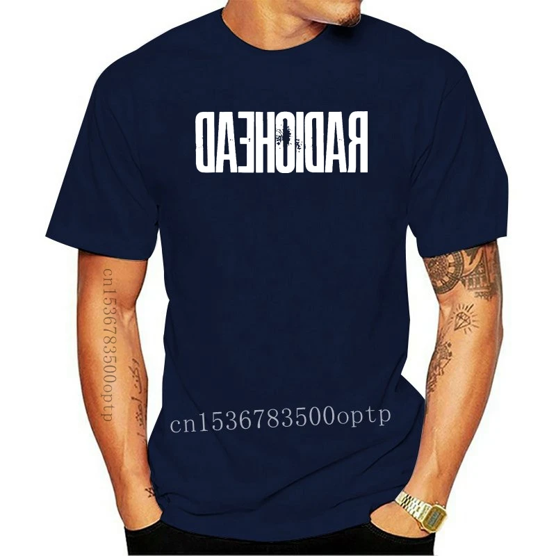 

New T Shirts Radiohead Band Adult 100% Cotton Music Short Sleeve T Shirt 2021est Men Short Sleeve Tees Wholesale Cotton O Neck