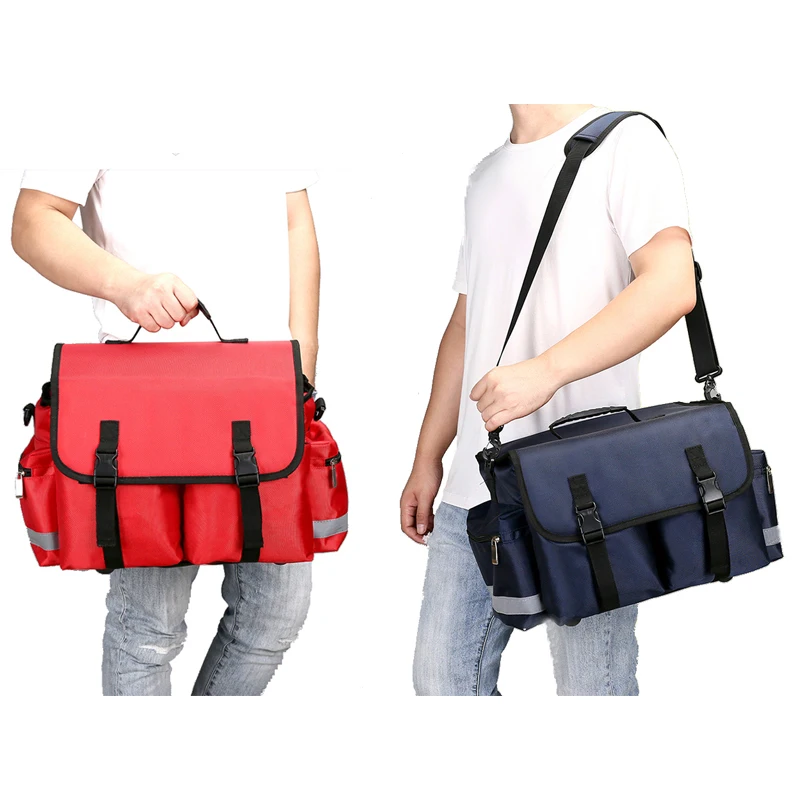 

Empty First Aid Bag Cars Portable Medical Bag Outdoor Emergency Survival Kit For Camping Travel Bag Large Size Multi-pocket