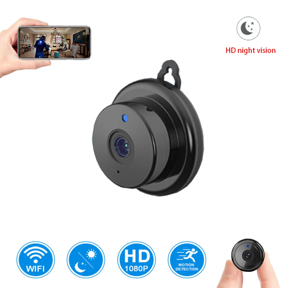 Wireless Mini WIFI 1080P IP Camera Cloud Storage Infrared Night Vision Smart Home Security Baby Monitor Motion Detection SD Card 1080p fish eye wifi mini camera panoramic infrared night vision wireless motion detector alarm video monitor ip camera