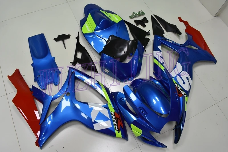 Обтекатели для Suzuki GSXR600 2007 Обтекатели для Suzuki GSXR600 2006 логотип сине-белый обтекатель GSX R 750 2006-2007 K6