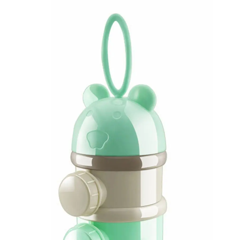 

Milk Powder Box Portable Four-Layer Milk Powder Box Independent Layered Storage Box Cartoon Pig Milk Powder Box
