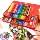 Faber Castell водорастворимыймасляные цветные карандаши 1224364860 Бумагажестяная коробка Цвета профессиональная живопись товары для рукоделия