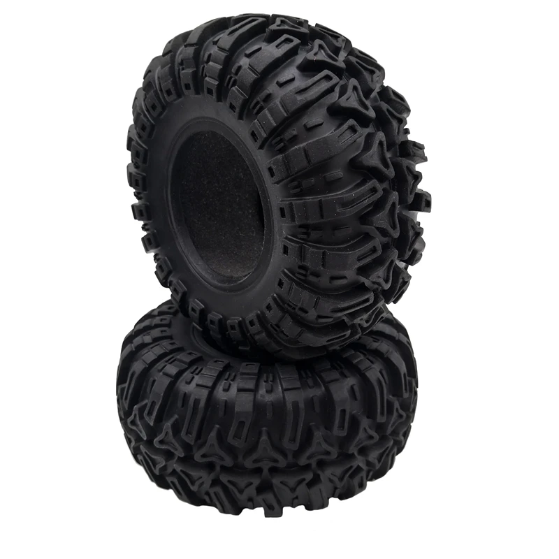 

4PCS 2.2inch Rubber Tyre 2.2 Wheel Tires 128X60MM for 1/10 RC Crawler Traxxas TRX4 Axial SCX10 Wraith RR10