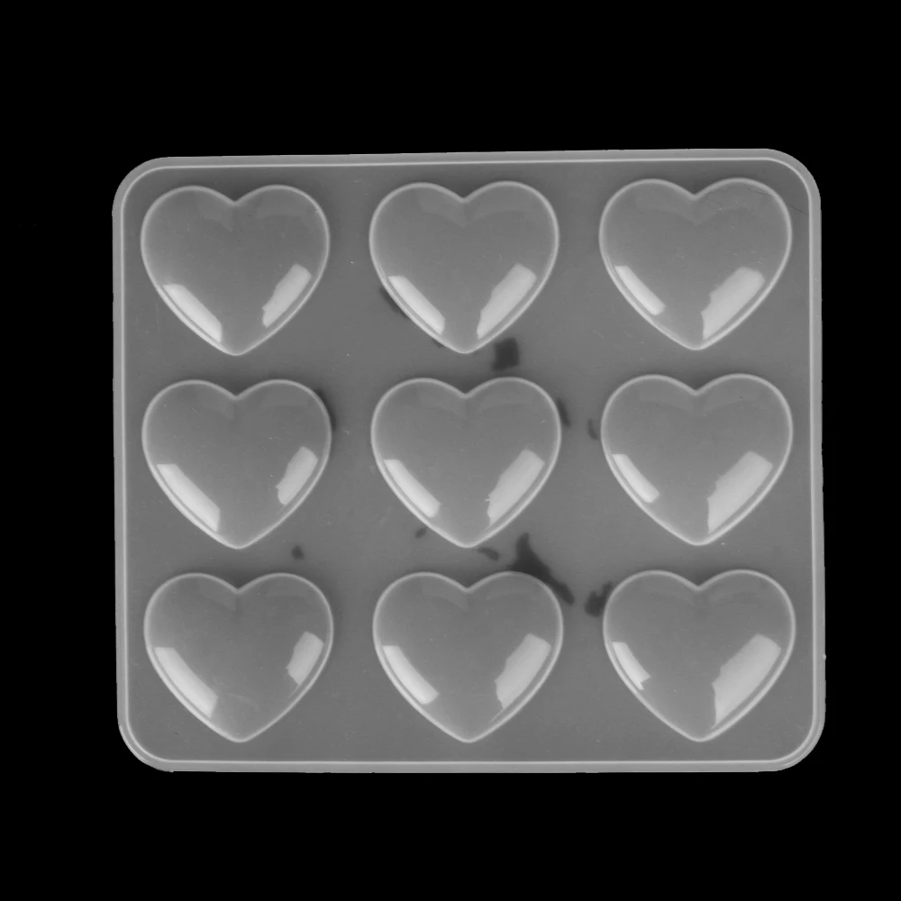 Силиконовая форма для украшения торта 1 шт. 9 полости Love Heart инструменты