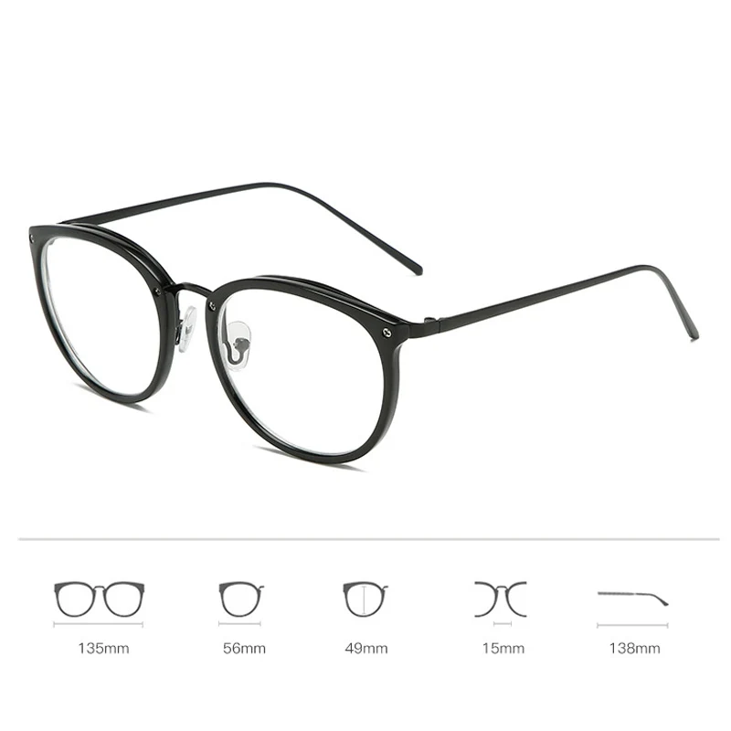 Elbru классические очки с заклепками для близорукости мужские и женские ретро