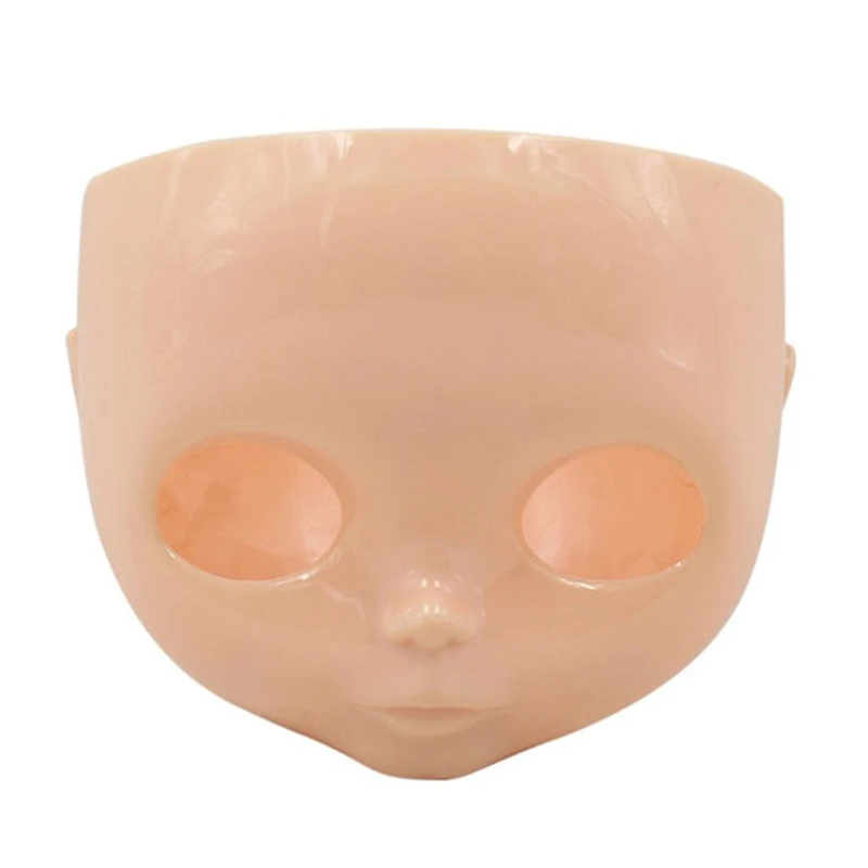 

1:6 Fashion Doll Faceplate + Backplate Head + Screws For Blyth Doll DIY Handmade Baby Face Dress Lovers