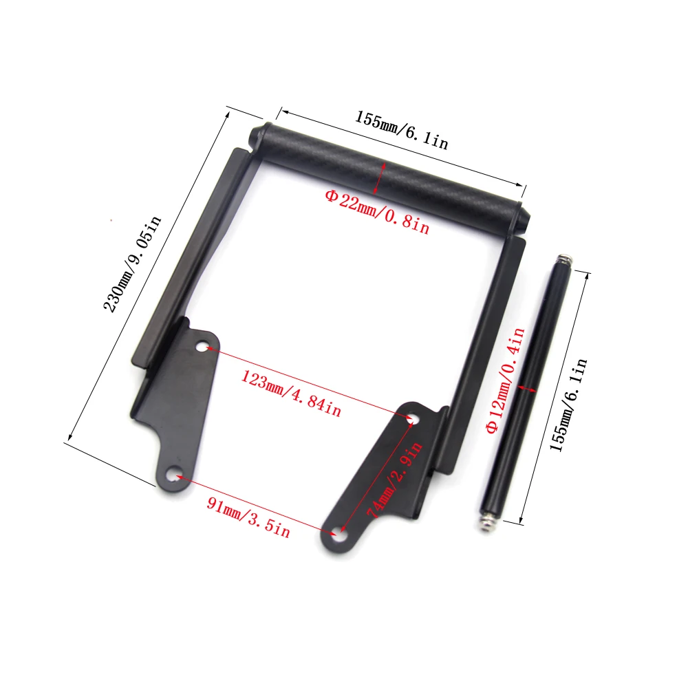 Мотоциклетная Передняя подставка для телефона держатель смартфона gps