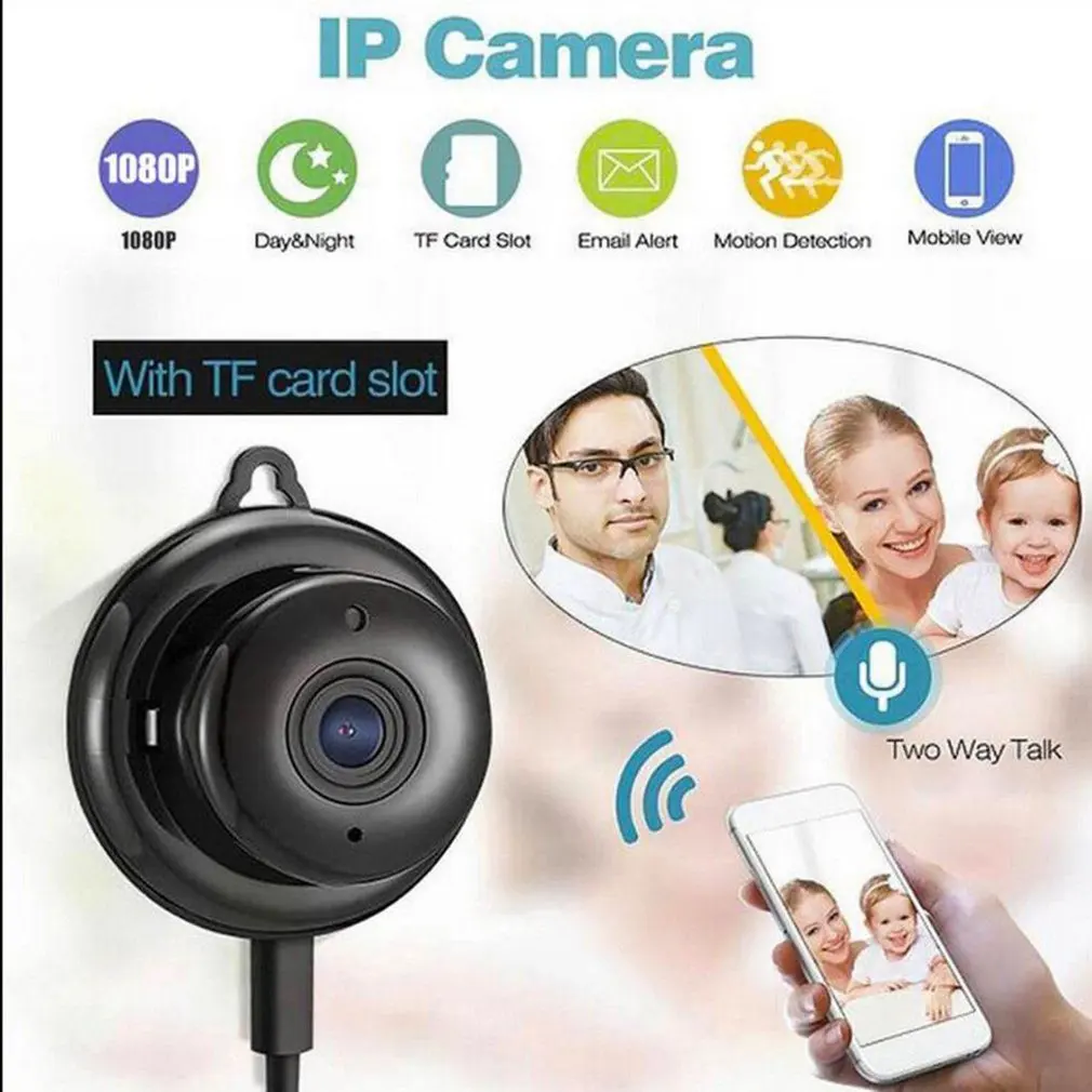 V380 Беспроводная мини wifi ip-камера HD 1080P умная домашняя камера безопасности ночного видения Сеть Hd умная беспроводная камера
