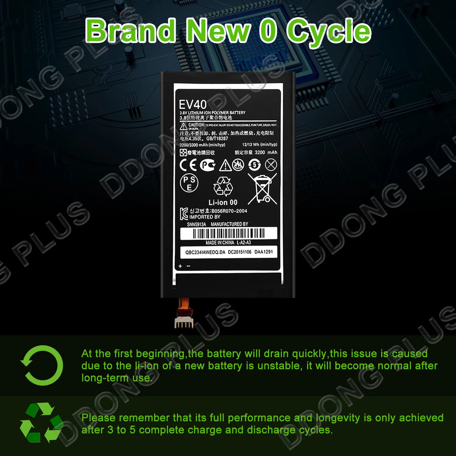 Аккумулятор EV40 для Motorola Droid Razr HD XT925 аккумулятор SNN5913A запасная часть ремонта -