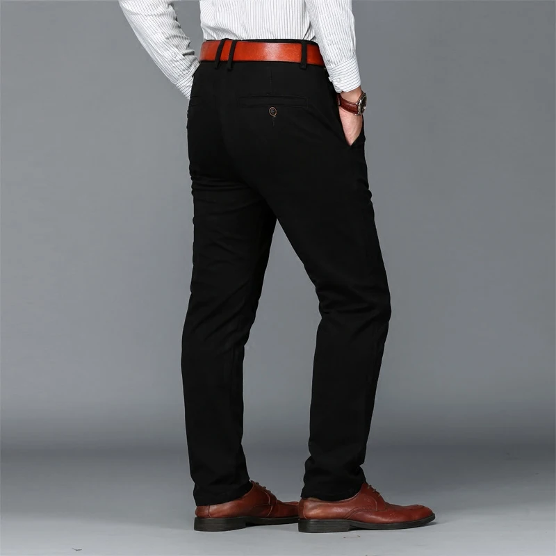 Брюки мужские классические стрейчевые брендовые деловые штаны прямые длинные