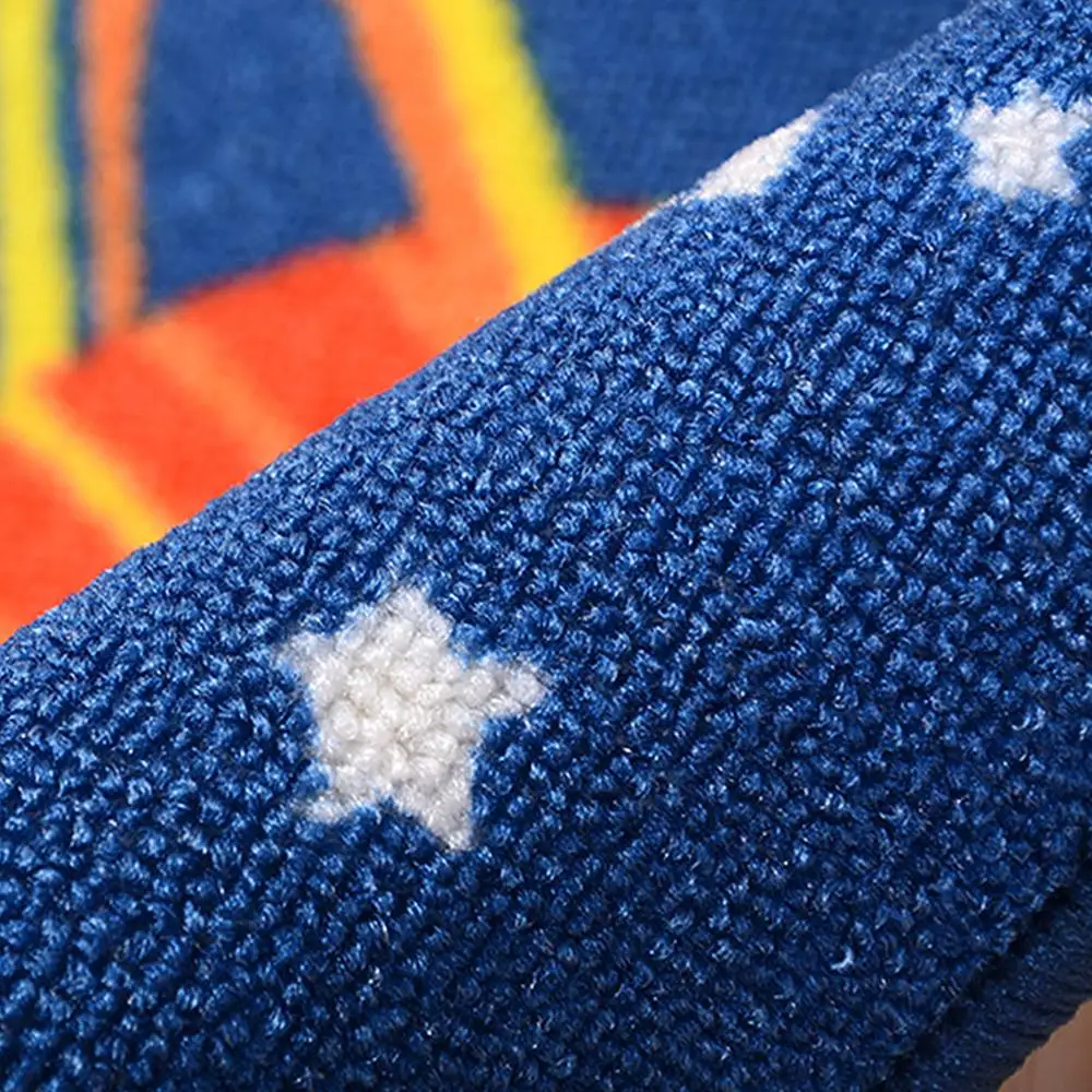 Прямоугольное одеяло напольный коврик коврики с принтом звезд для детей