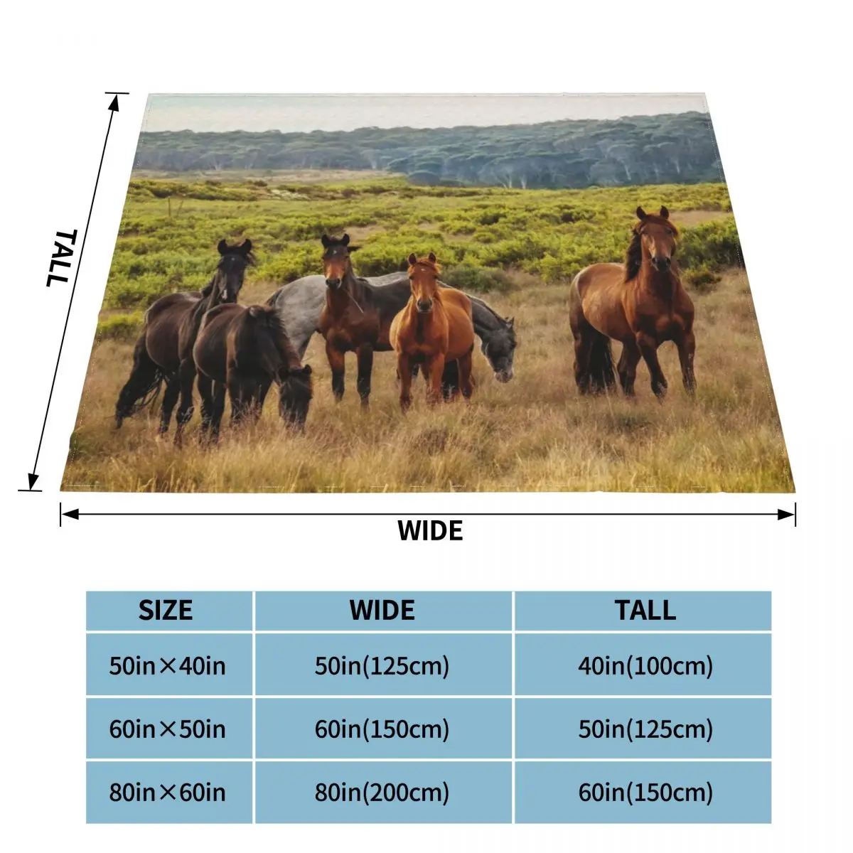 Одеяла с лошадьми флисовые одеяла для осени и зимы дикие животные дышащие теплые