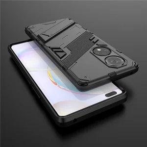 for huawei honor 50 pro case shockproof bumper bracket kickstand holder full protect armor phone back cover honor 50 pro 5g case free global shipping
