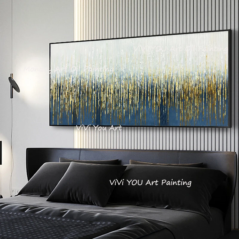 

Abstract painting Handmade Oil Painting Canvas Gold Paintings Wall Pictures Art Wall 3D Gold picture For Dining Room Decoration