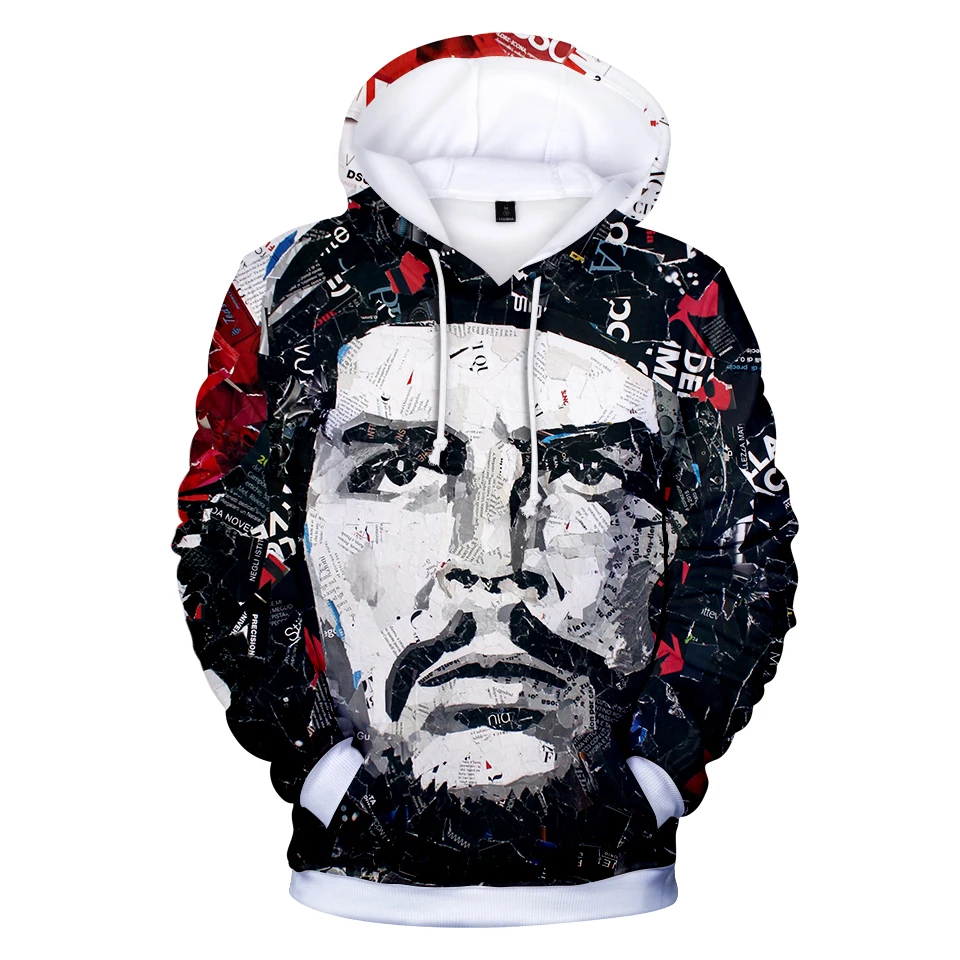 2019 Fashion Hot New Che Guevara 3D Hoodie Men/Women Casual Streetwear Hip Hop Print Men's Sweatshirts Top | Женская одежда