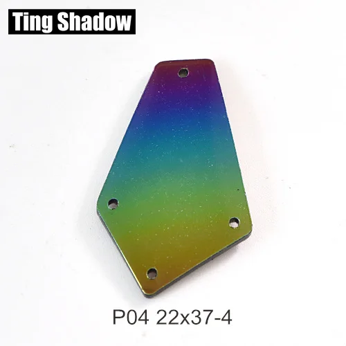 28 Несовпадающий Размер 20 штук розовый/желтый/синий/акриловое зеркало пришить стразы Нерегулярные на камнях, кристаллические стразы акриловое зеркало - Цвет: 28