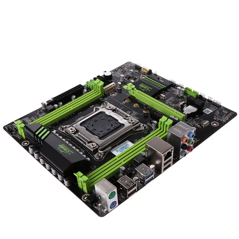 

Новая материнская плата X79 2011 USB3.0 SATA3.0 PCI-E 16X NVME M.2 SSD поддержка памяти REG ECC и процессора E5