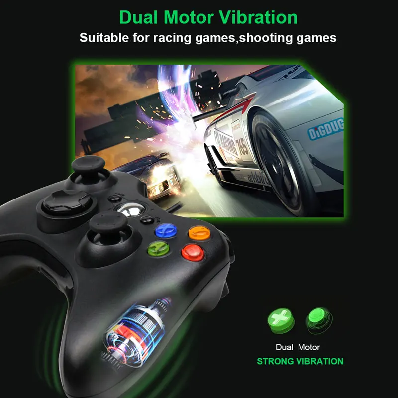Для Xbox 360 USB проводной джойстик контроллер для Microsoft Xbox360 геймпада|joystick joysticks|usb