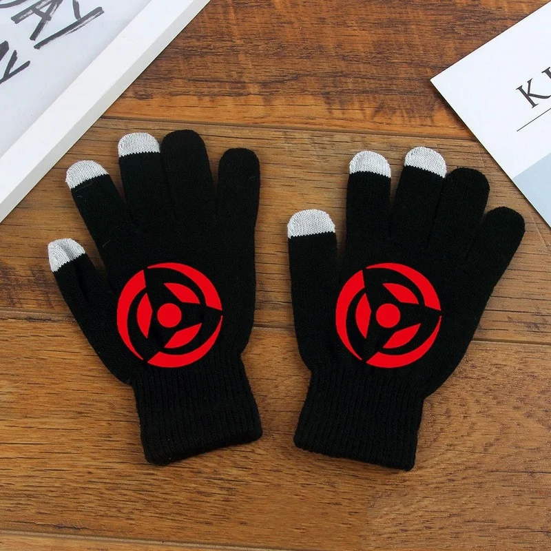 

Animated Knitted Touch Screen Gloves Cospiay Accessories Props Gift Men and Women General Winter Warm Out Riding Cartoon Gloves