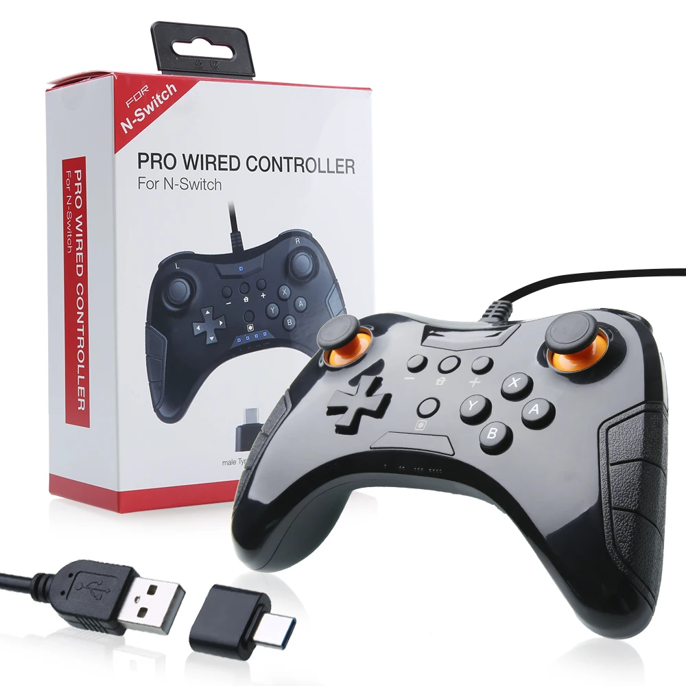 Для Nintendo Switch TNS 901 Pro USB кабель проводной игровой контроллер геймпад + папа Type C к