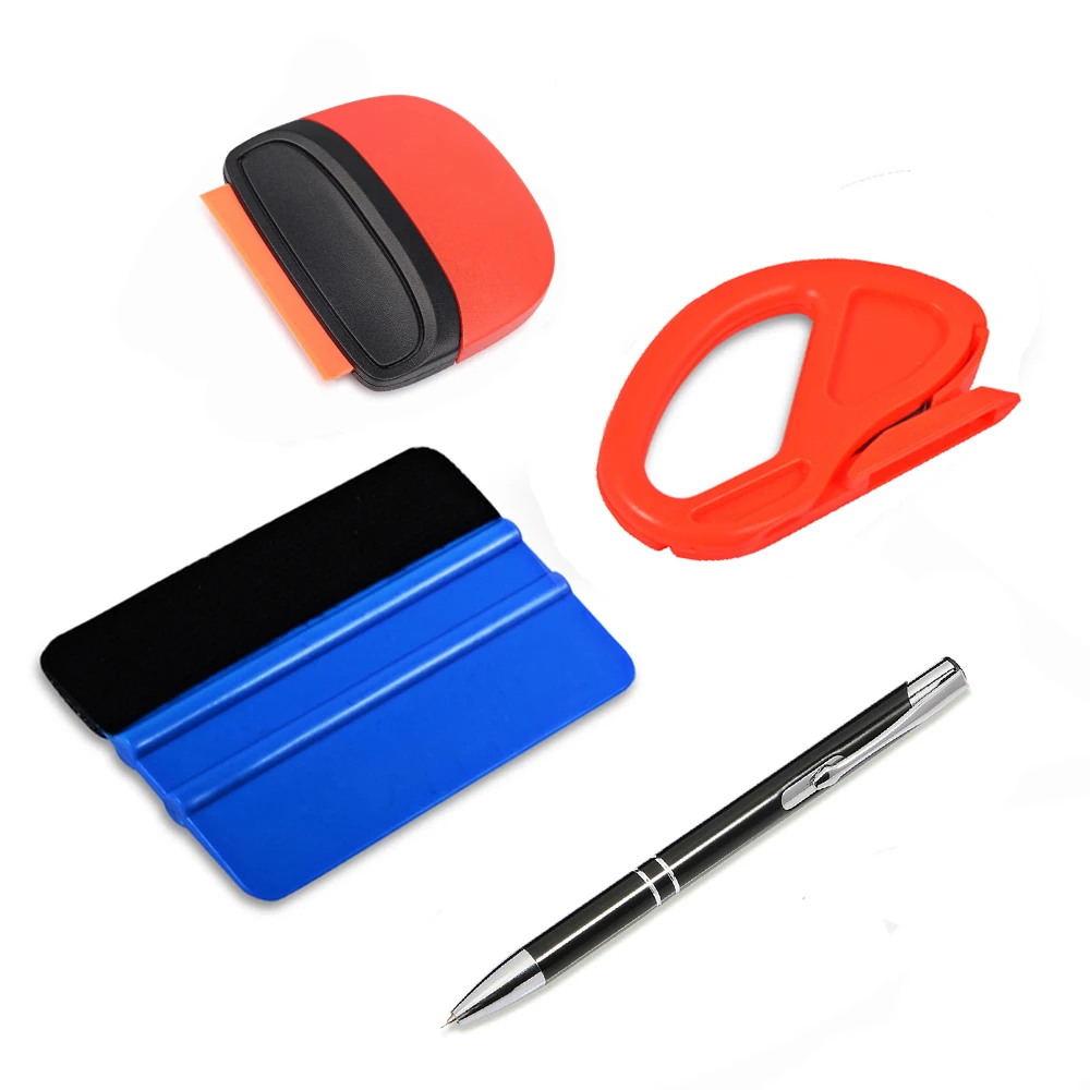 

FOSHIO виниловая пленка для автомобиля скребковый инструмент набор наклеек для пленки установочный инструмент ручка для удаления пузырьков в...